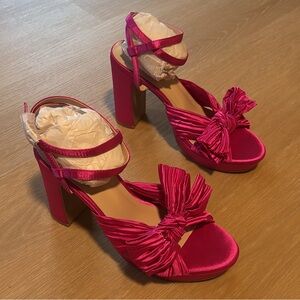 NIB ALICEPUB Platform Chunky Block Open Toe Heels size 9